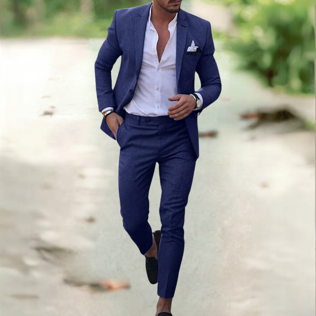 Toribio | Traje elegante de dos piezas para hombre con chaqueta y pantalón | Clásico