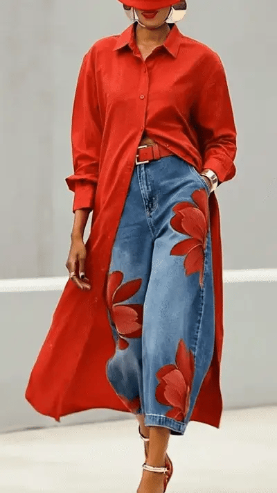 MartaGarciaGarcia | ALICIA Vaquero Estampado Artístico
