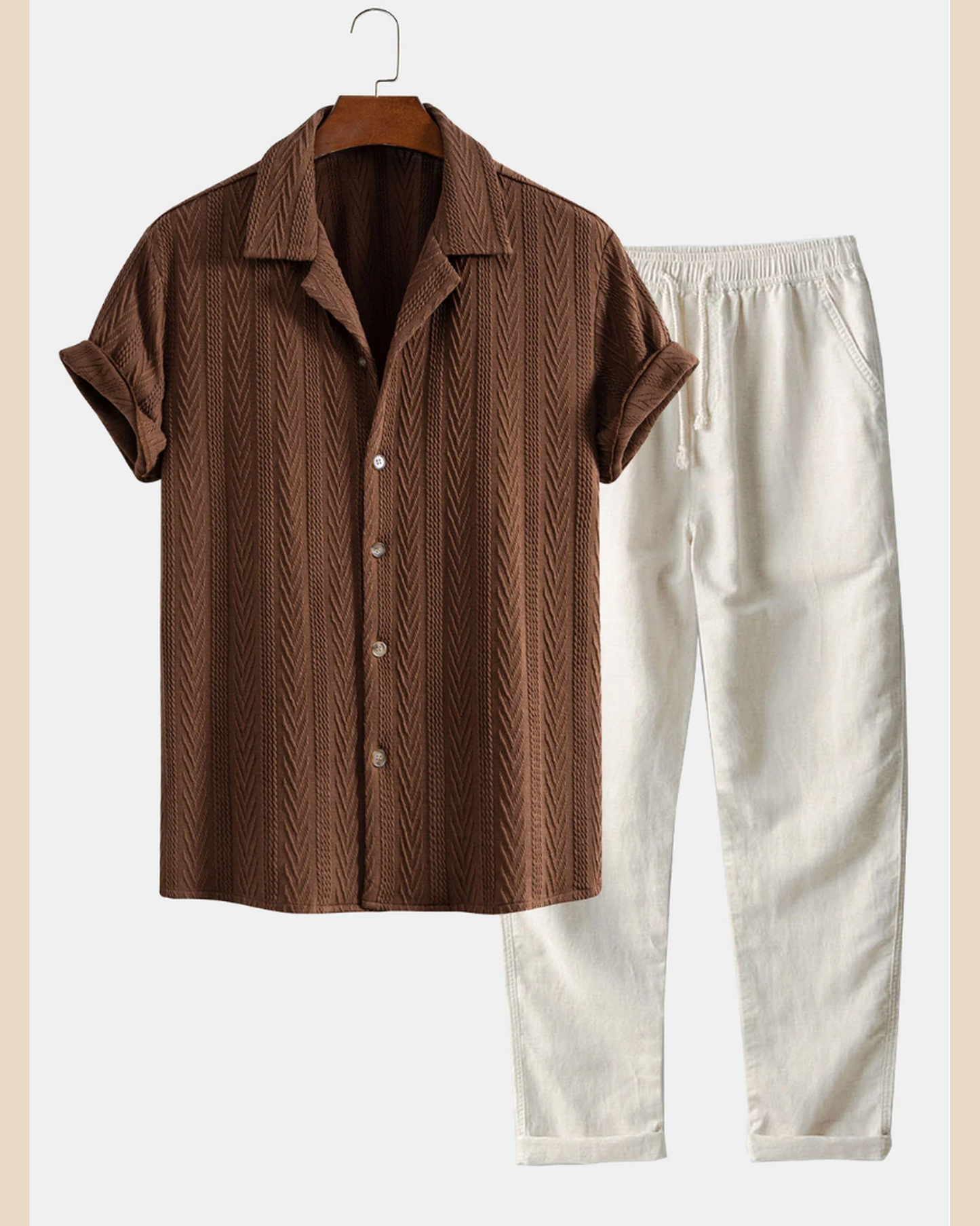 MartaGarciaGarcia | JACKSON Conjunto Masculino de Lino